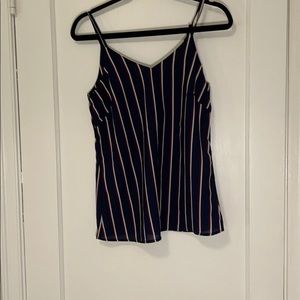 NWT navy stripped tank